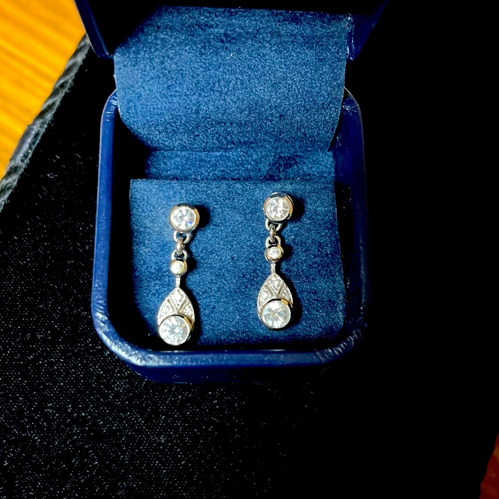 Jenna Nicole sterling silver earrings with zirconia